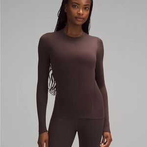 NWT Lululemon Wundermost Ultra-Soft Nulu Crewneck Long-Sleeve Shirt